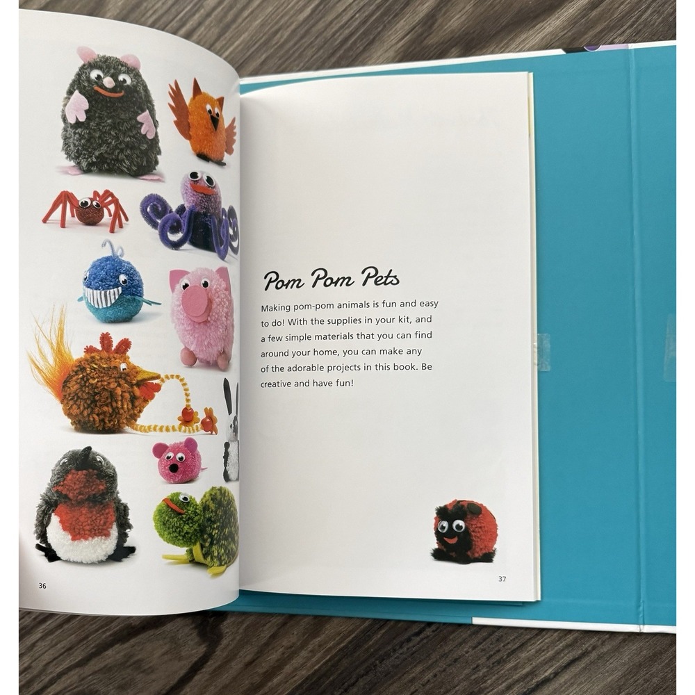 SpiceBox Kits for Kids Spool Knit‎ & Pom Poms Yarn Animals Kits - Missing Items - Picture 5 of 8